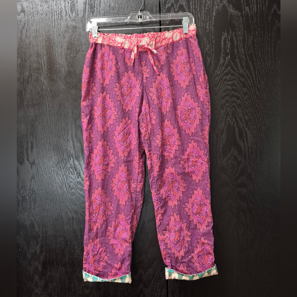 Sundance Stretch Waist Cotton Capri Pants SZ Pxxs